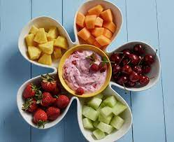 Creamy Raspberry Fruit Dip Recipe With Cottage Cheese Daisy Brand Recipe Fruit Dip Raspberry Fruit Vegetarian Ingredients