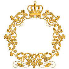 Molduras Monogramas Monograma Arabesco Dourado Png Molduras