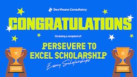 2025 Persevere To Excel Essay Scholarship Award Night