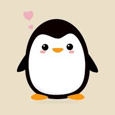 Cute Black White Penguin And Funny Mustache T Shirt Zazzle Com Cute Little Drawings Cute Penguin Cartoon Cute Kawaii Drawings