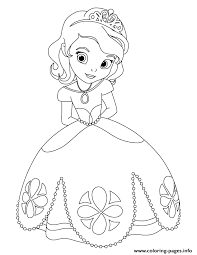 Free printable winnie the pooh coloring pages for kids. Cute Princess Sofia Disney Coloring Pages Printable