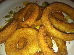 These air fryer onion rings start off with sweet onions, are breaded and air fried, then served with a quick french fry dip. French Fry Diary 379 Alexia Onion Rings French Fry Diary