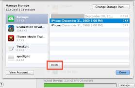 How to cancel storage plan subscription? Manage Delete Icloud Storage And Backups From Mac Os X Osxdaily