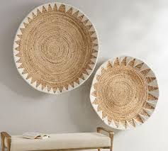 Introducing my basket wall art! Sunny Handwoven Basket Wall Art Pottery Barn