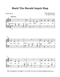 If you're a fan of jazz sheet music, you may think learning jazz piano songs is difficult. Hark The Herald Angels Sing Easy Pdf Christmas Piano Sheet Music With Lyrics