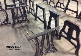 Posted by unknown at 7:32 pm. Vintage Industrial Build To Suit Cast Iron Table Bases Cast Iron Table Base Iron Table Industrial Dining Table