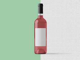 Pink Wine Bottle Mockup 236516509 Free Psd Templates Bottle Mockup Wine Bottle Bottle