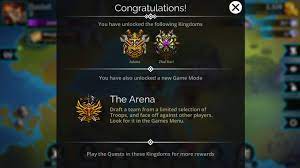 unlocked_kingdom_description, you have unlocked this kingdom. 4 5 Update Gems Of War