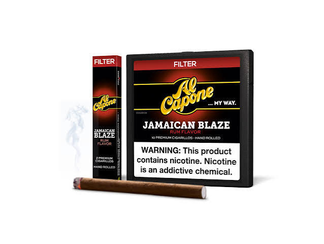 Jamaican Blaze Filter Cigarillos | Rum-Flavored | Al Capone
