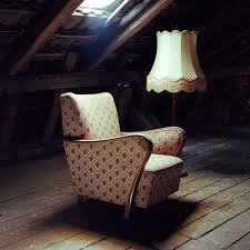 As A Child I Used To Curl Up In A Chair In An Attic Much Like This One And Read While The Rain Pitter Pattered On The Roof Home Decor Chair Eclectic