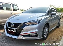 The almera/versa body kit finally came in the mail from malaysia and as promised i wanted to upload a video of the process to. Rdm V1 Bodykit For Nissan Almera 2020 Color Siam Bodykit