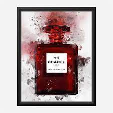 Check spelling or type a new query. Chanel No 5 Red Perfume Bottle Water Color Art Print