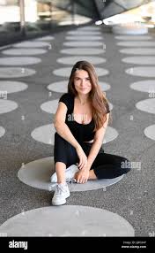 Berlin, Germany. 10th Aug, 2022. Actress Zoe Moore at an exclusive photo  session in Berlin. She plays an environmental activist in the ARD film  Mother, Cutter, Child, which will be broadcast on