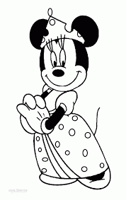 Barneys has announced a collaboration with the walt disney co. Minnie Mouse Coloring Pages Free Coloring Pages Coloring Home