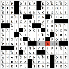 Rex Parker Does The Nyt Crossword Puzzle Fairy Tale Question Mon 7 22 19 Strong Smelling Cheese Made In England Louisiana S Avian Nickname