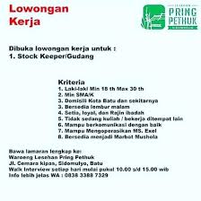 Please try again with some different criterias. Lowongan Kerja Pertanian Di Palembang Terbaru Loker My Id