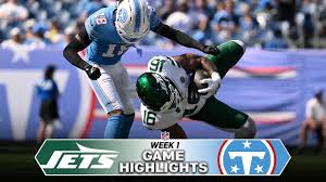 New York Jets vs Tennessee Titans Game Highlights - YouTube
