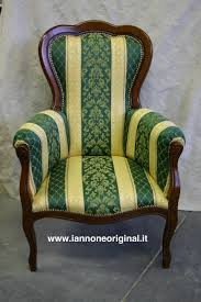Poltrona Poltroncina Camera Da Letto Damascata Classica Ebay