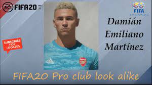 Emiliano martínez, 28, from argentina aston villa, since 2020 goalkeeper market value: Fifa 20 Damian Emiliano Martinez Look Alike In Arsenal Fifa20 Pro Club Youtube