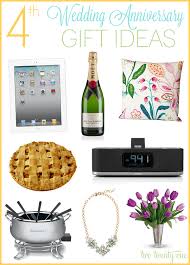 Practical gift ideas win out for some holidays, but for an anniversary, consider what he really wants. 4th Anniversary Gift Ideas