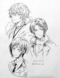 Touken Ranbu Manga Drawing Anime Sketch Touken Ranbu