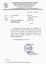 Saat mendekati lebaran idul adha. Surat Permohonan Pengisian Data Pustakawan Sekolah Jenjang Tk Paud Sd Dan Smp Dalam Kabupaten Tebo Dinas Dikbud Kabupaten Tebo