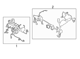 Diagram of oem engine & transmission wiring harnesses (2500cc). Wiring Harness For 2018 Mazda 3 Realmazdaparts Com