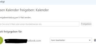 Besonders outlook war bei mir von grossem interesse. Kalender Freigabe In Outlook Com Wird In Outlook 365 Nicht Microsoft Community