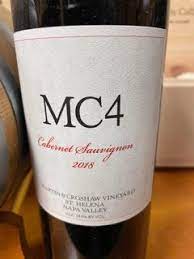 MC4 2018 Cabernet Sauvignon, Estate Saint Helena Napa Valley 94 Points –  Golden Gate Wine Cellars