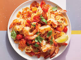 A tasty blend of shrimp and garlic. Simple Lemon Shrimp And Prosciutto Pasta Recipe Cooking Light Myrecipes