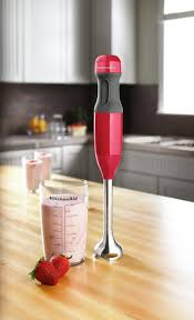 Two top kitchen appliance brands. Kitchenaid Khb1231er Stainless Steel 2 Speed Hand Blender Red Nella Online