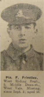 3-9-1916 1st/5th West Riding Regiment