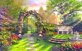 Maybe you would like to learn more about one of these? Fantasy Garden Background By Lady Angelia 13 On Deviantart