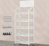 Amazon.com - 5 Layer Concession Stand Display, Floor Standing Retail Snack  Display Rack for Pantry Kitchen Bedroom Pharmacy, Supermarket Snacks ...
