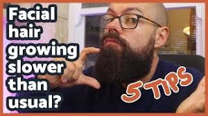 Also do not trim the hair on your face for the first month to have a clear idea about the areas on your face where the growth is slow or inactive. Facial Hair Growing Slower Than Usual The 8 Surprising Reasons Why