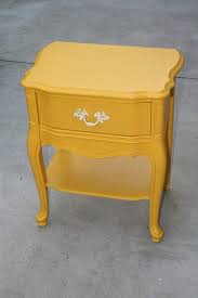 Three Vintage Furniture Finds From The Junk Shop Petticoat Junktion Yellow Table Yellow Side Table Yellow Nightstand