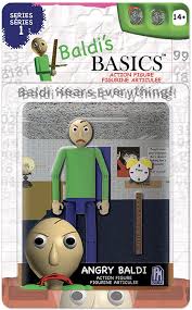 Baldi coloring pages are images of the main character from the horror game baldi's basics. Amazon Com Baldi S Basics 5 Action Figure Angry Baldi Multicolour Toys Games