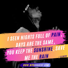 Quotations by lil wayne, american rapper, born september 27, 1982. Famous Lil Wayne Quotes Images 60 Facebook Whatsapp Status