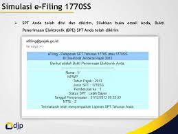 E Filing Pajak Cara Mudah Lapor Spt Pajak Online