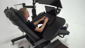 It is also fitted with replaceable elastic cords that conveniently adjust to the body of the user. Ergoquest Zero Gravity Chair Workstation Youtube