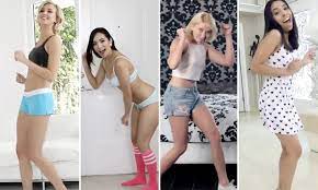 Porn stars take on The Running Man Challenge | Daily Mail Online