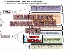 Melayu 1 35 910/2 bahasa melayu 2 910/3 bahasa melayu 3 910/4 bahasa melayu 4 (pentaksiran berasaskan sekolah) 8 910/5 bahasa melayu 5 17 penggal 3. Nota Bahasa Melayu Stpm Sumber Pendidikan
