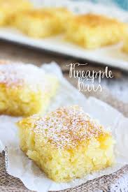Pineapple Bars Recipe Pineapple Dessert Recipes Desserts Pineapple Recipes