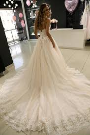 Off Shoulders Wedding Dress Elizabetty By Olivia Bottega Big Train 1meter Lower Fabric Lace Wedding Dresses Off Shoulder Wedding Dress Sparkly Wedding Dress
