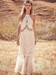 60 Effortlessly Chic Summer Boho Wedding Ideas Boho Chic Wedding Dress Chic Wedding Dresses Wedding Dresses Hippie