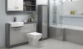Gray walls pick up hints of blue during daylight hours. Top 10 Grey Bathroom Ideas Bathroom City