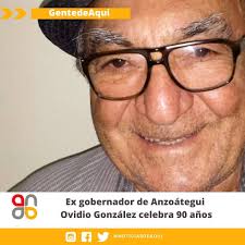 Ovidio Alejandro González nació en Porlamar, Estado Nueva Esparta el 26 de  febrero de 1931, hijo de Constantino Hágliani, de origen libanés y su madre Teodora  González. Su niñez y juventud fueron