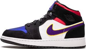 Air Jordan 1 Mid Laker Top 3 Bq6931 005 2020 In 2020 Air Jordans Jordan 1 Mid Neon Nike Shoes