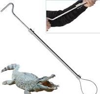 Amazon.com: REAYEAXN Barra de captura de cocodrilo de 52 pulgadas,  herramienta de control extra larga, herramienta de captura y liberación de  acero ...