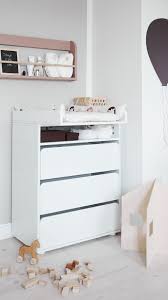 This Corner Is Beautiful The Changing Table With 3 Drawers Including Adjustable Feet 1 Drawer With Partition For Organising Made From Mdf Flexa Kinderkamer